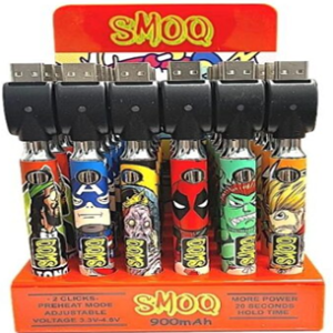 SmoQ Twist Battery 900mAh Display 30CT/Box