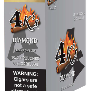 4 K's Cigarillos (15/4ct Pouches, 60Cigarillos)