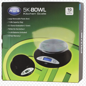 AWS:5K-Bowl Kitchen Scale (American Weigh 5kg Bowl Scale)