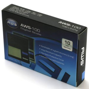 AWS-100 Digital Scale 100 X .01g BLACK