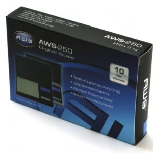 AWS-250 Digital Scale 250 X 0.1G BLACK