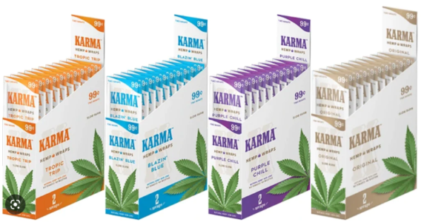 Karma Hemp Wraps[25pouches/bx] - Image 2