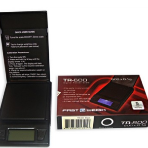 Fast Weigh (TR-600) 600 X 0.1g Black Digital Pocket Scale
