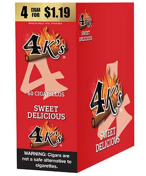 4K'S 15/4 BOX $ 1.19/60CIGRA