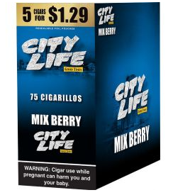 CITY LIFE 5 FOR $ 1.29 15/5CT BOX 75PC CIGAR