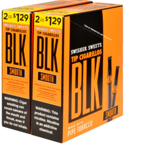 SWISHER BLK 2 FOR $ 1.29 15/2CT BOX 30 CIGAR