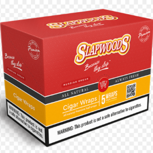 SLAPWOODS ALL NATURAL 10PK/BOX 5CT/PK