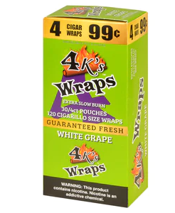 4K'S WRAPS 4 FOR $ 0.99 30PC/120CT
