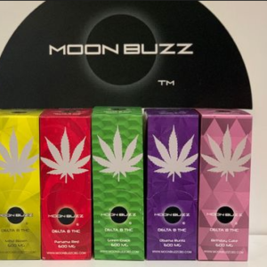 MOON BUZZ THC-A DIAMOND PRE ROLL 0.8G 5 JOINTS PER JAR 4CT/PACK