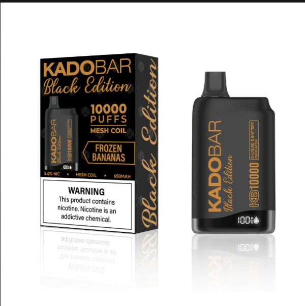 KADO BAR BLACK EDITION 10000PUFFS 18ML 5.0%NIC 5/BOX