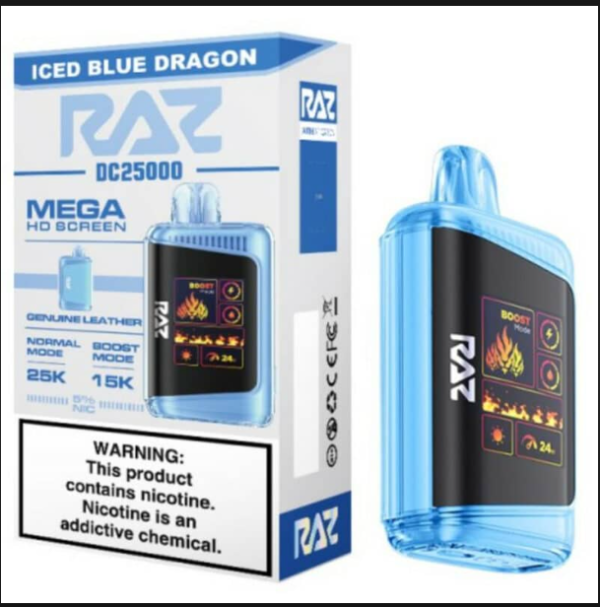 RAZ DC 25K PUFFS 5/BOX