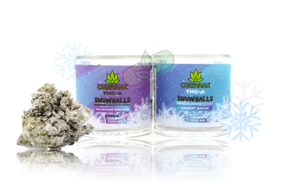 CUREVANA THC-A SNOW BALLS FLOWER 7G 4CT/PACK