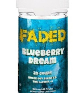 FADED 1000MG PER GUMMY 20CT/JAR