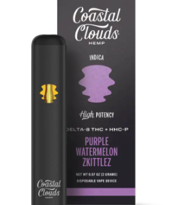 COASTAL CLOUDS HEMP DELTA-8 THC 2G DISPOSABLE 5PC/BOX