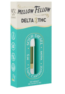 MELLOW FELLOW DELTA 8 THC 1ML VAPE CARTRIDGES 6/BOX