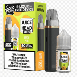 JUICE HEAD SALTS E-LIQUID + FREE DEVICE 30K PUFFS 50MG/ML NICOTINE
